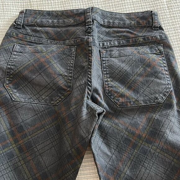 Prana Plaid Ankle Zip Jeans size 0 - Picture 9 of 9